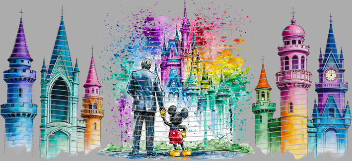 16oz Disney style-D-3437